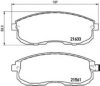 SUZUK 5581080J01000 Brake Pad Set, disc brake